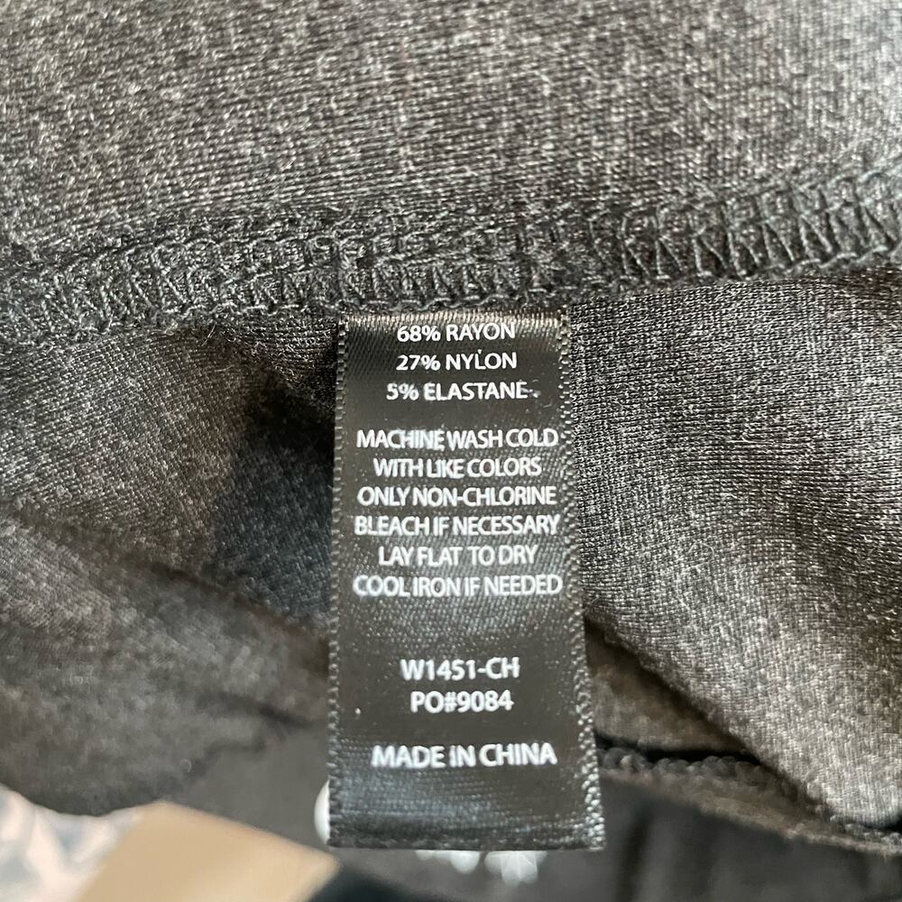 Betabrand Grey Pants PM Womens Pockets Pull On Stretch Comfort Straight Leg - Picture 8 of 8